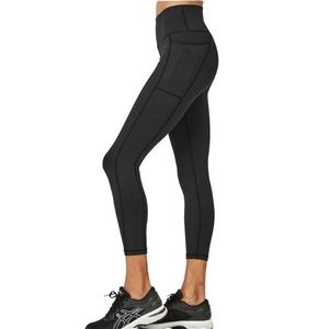 M 7/8 Sweaty Betty Super Sculpt Leggings in Black Marl